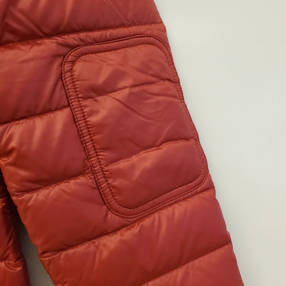 Cotes of London Harrow Royale Red Down Shirt PufferJacket Womens size M - Picture 15 of 15